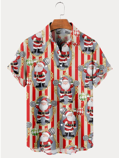 Creative Christmas Printed Shirt Shirts coofandy PAT3 S 