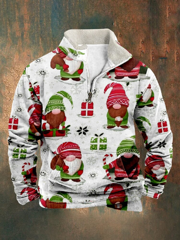 Stylish Christmas Graphic Pullover Hoodies coofandy PAT3 S 