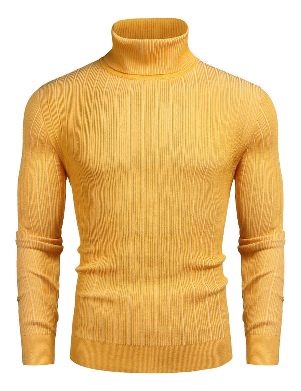 Coofandy Casual Slim Fit Sweater (US Only) Fashion Hoodies & Sweatshirts COOFANDY Store Yellow L 