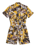 Coofandy Floral One Piece Hawaiian Jumpsuit (US Only) Jumpsuit coofandy 