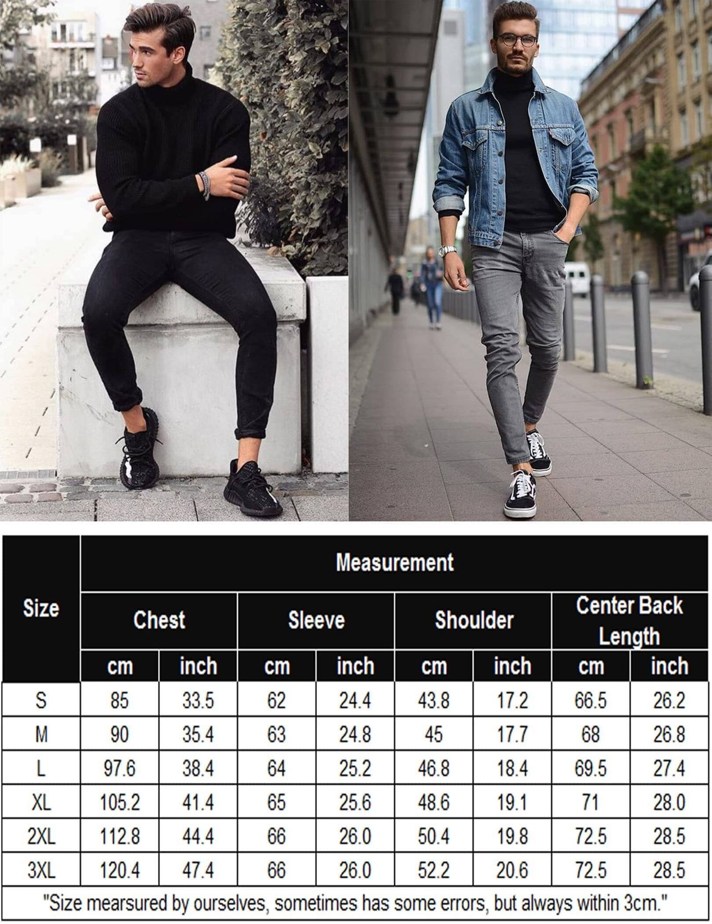 Coofandy Casual Slim Fit Sweater (US Only) Fashion Hoodies & Sweatshirts COOFANDY Store 