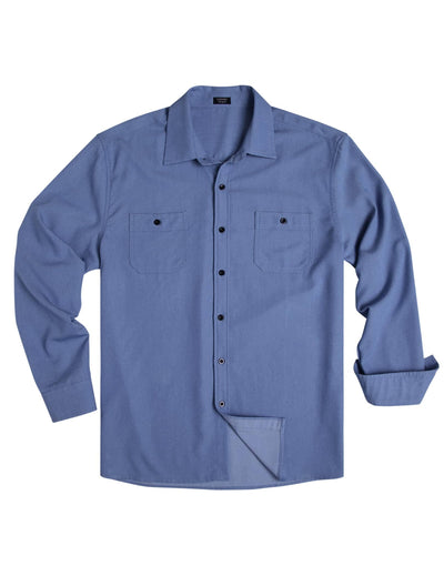 Button Down Long Sleeve Chambray Shirt (US Only) Shirts & Polos coofandystore 